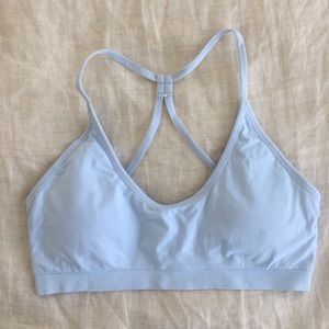 Light Blue Fabletic Sports Bra Size L